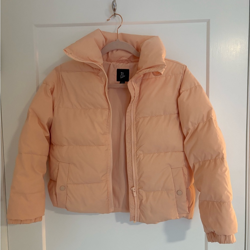 Art Class Peach Puffer Jacket